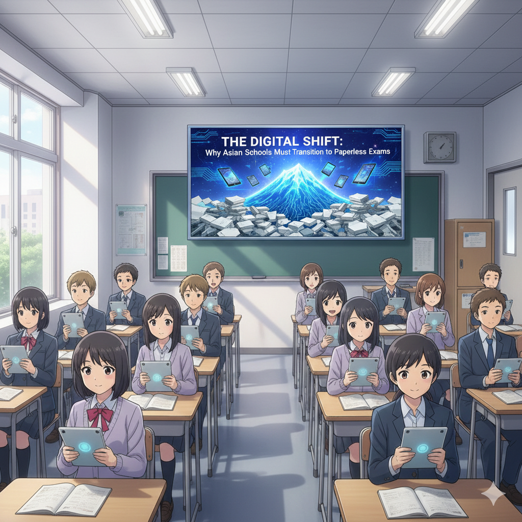 The Digital Shift: Why Asian Schools Must Transition to Paperless Exams