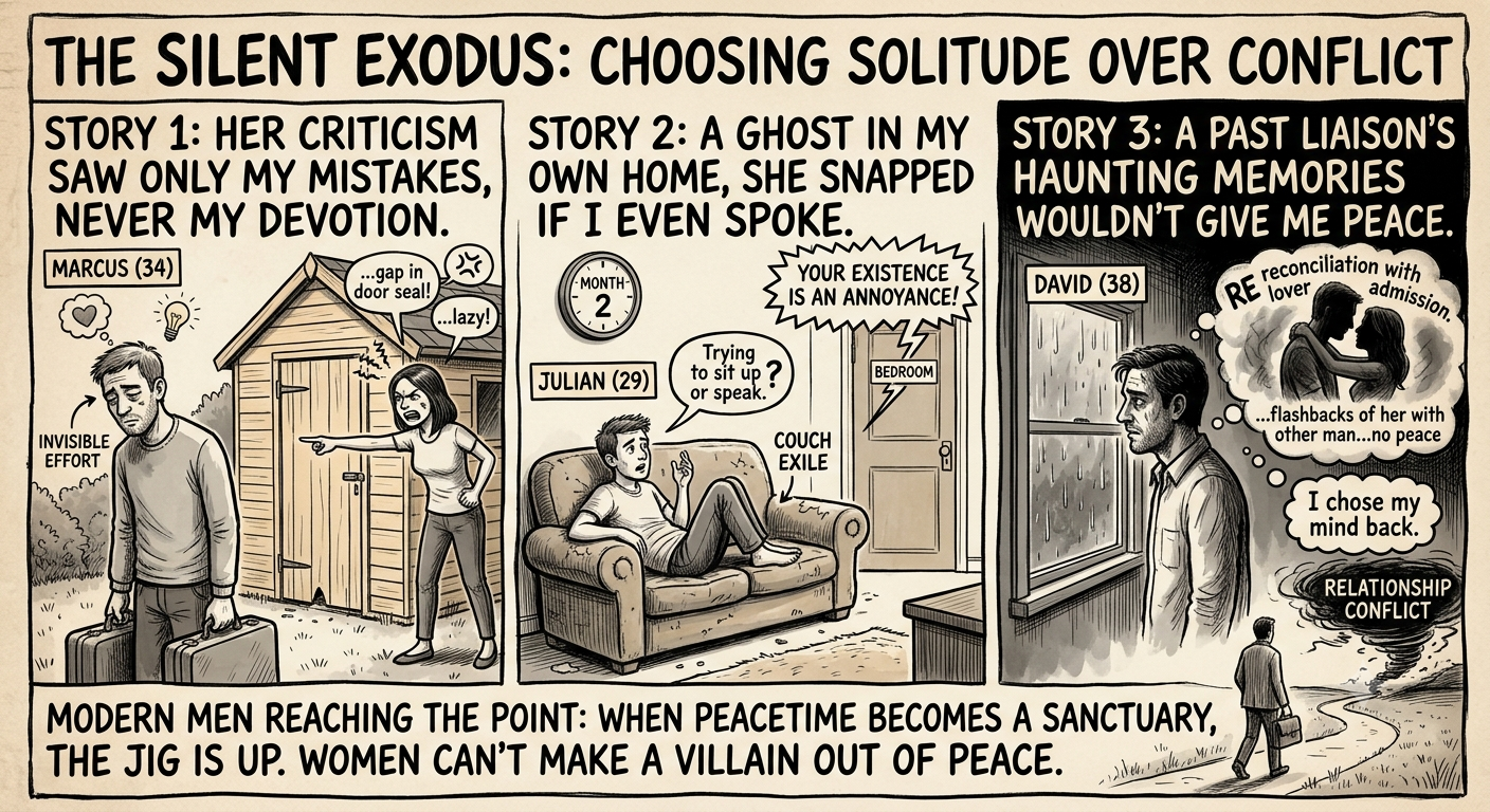 The Silent Exodus: Why Modern Men Are Choosing Solitude Over Conflict